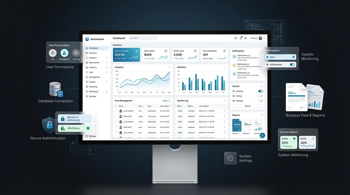 Admin Dashboard Development